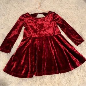 Burgundy Skater Dress
